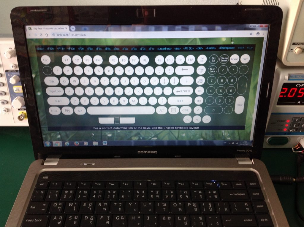 COMPAQ CQ42 เปลี่ยน Keyboard