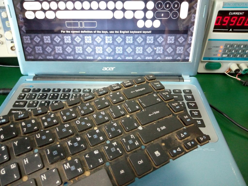 ACER V5-471 เปลี่ยน Keyboard