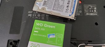 ACER 5755G เปลี่ยน SSD